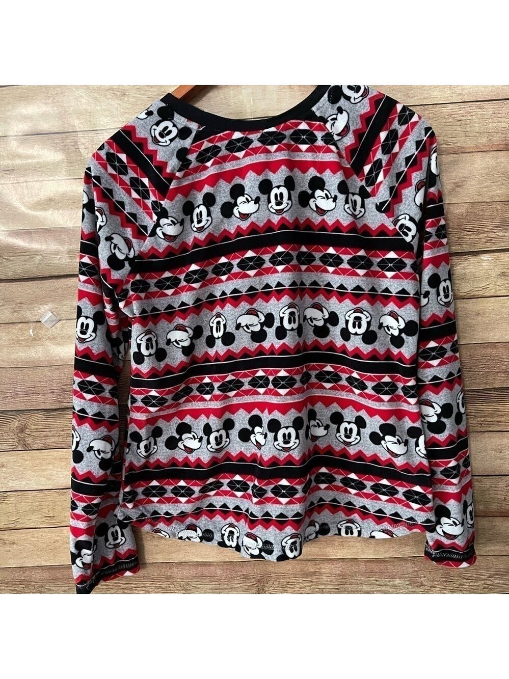 Disney Women’s Mickey Mouse Soft Fleece Pajama Top Size: Medium - Picture 5 of 5